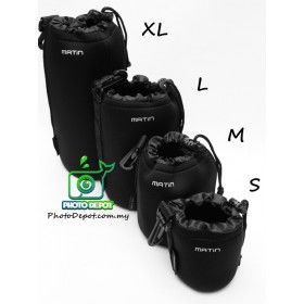MATIN NEOPRENE SOFT CAMERA LENS POUCH CASE--SIZE: L 